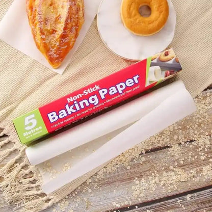 Non-Stick Parchment Paper ? Easy Cleanup for Baking & Cooking (5 Mtr)