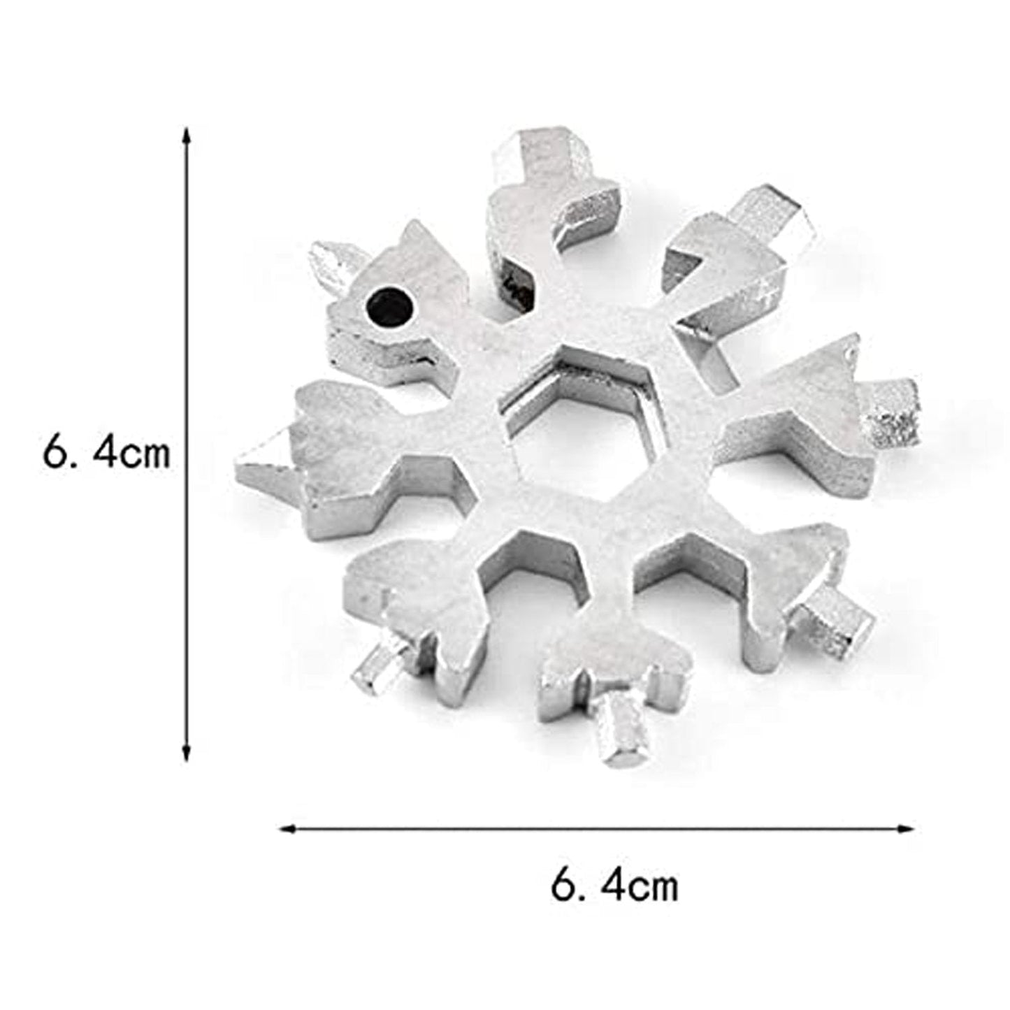 Durable 18-in-1 Snowflake Multi-Tool ? Bottle Opener & Screwdriver Wrench Kit