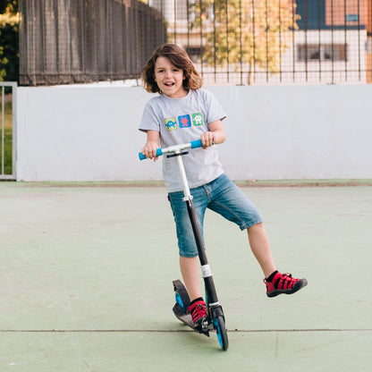 Foldable Kids Ride-On Scooter ? 2-Wheel, Height Adjustable (4-8 yrs, Multicolor)