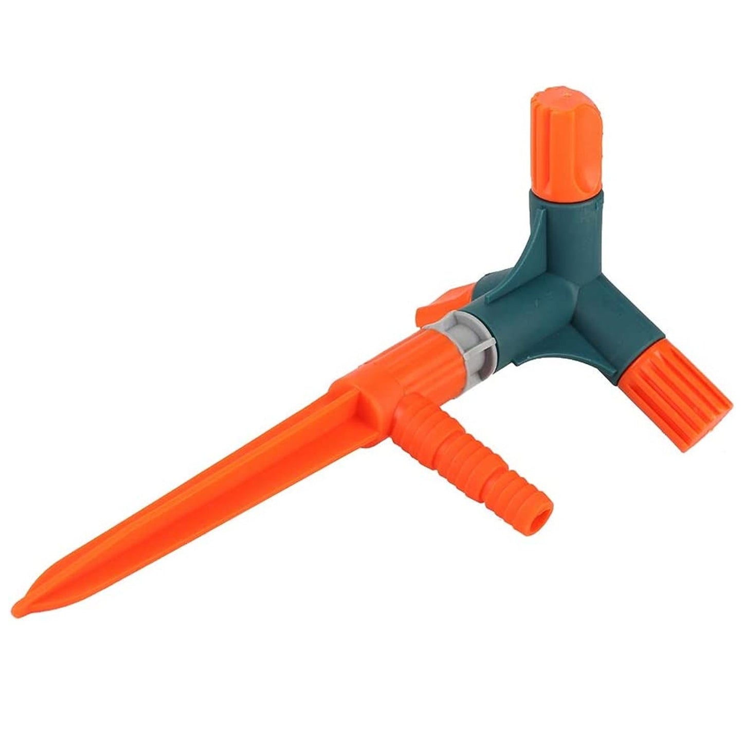 360Â° Rotating Garden Sprinkler ? Adjustable 4-Arm Lawn Water Sprayer