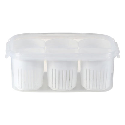 Fridge Storage Box ? Freezer Vegetable & Meat Organizer Drawer