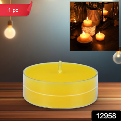 Tealight Diwali Candle ? Smokeless, Long-Burning, Mix Color (1 Pc)