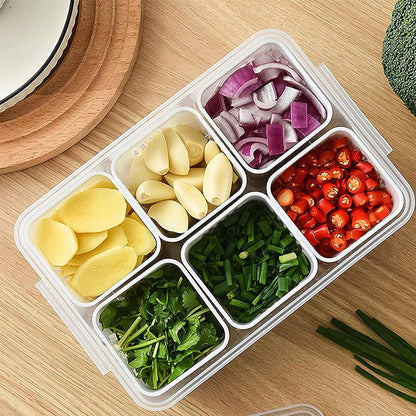Fridge Storage Box ? Freezer Vegetable & Meat Organizer Drawer
