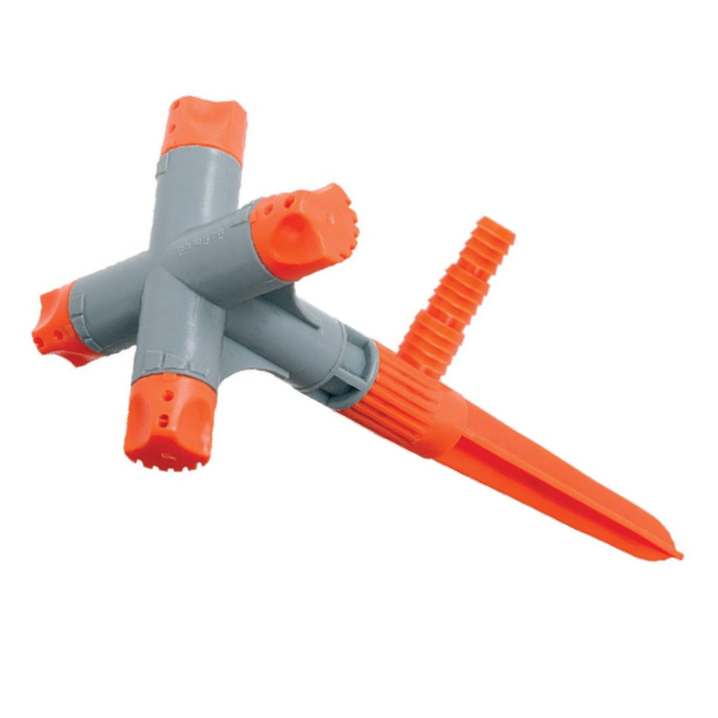 360Â° Rotating Garden Sprinkler ? Adjustable 4-Arm Lawn Water Sprayer