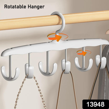 Rotatable Tank Top Hanger ? Space Saving Closet Organizer Dorms & (12-Hook)