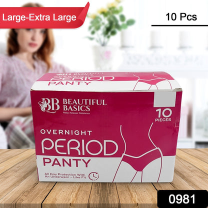 Women?s Emergency Travel Kit with Seamless Underwear Pantyliner  10 Pcs