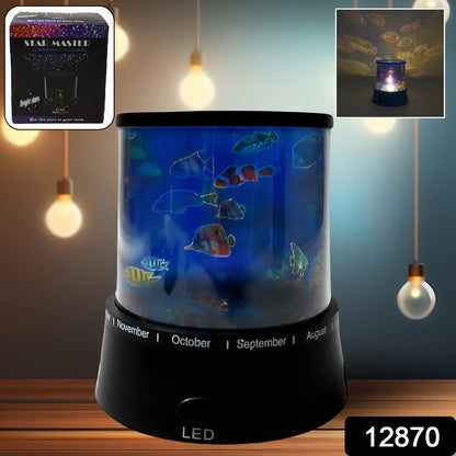 LED Projector Night Light ? 3 Battery Lamps (1 Pc, Battery Not Included)