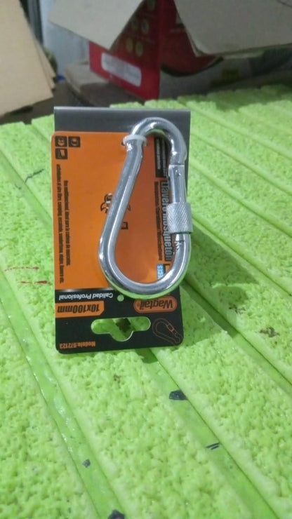 Snap Hook with Screw Stainless Steel Heavy Duty Carabiner Clip (10Ã100 MM / 1 Pc)