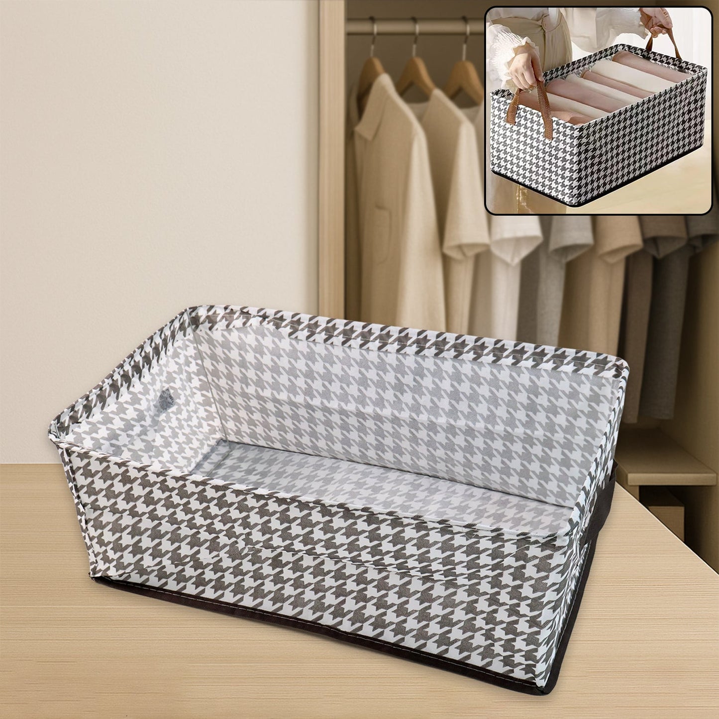 Cloth storage baskets, closet storage bins (42Ã28 Cm)