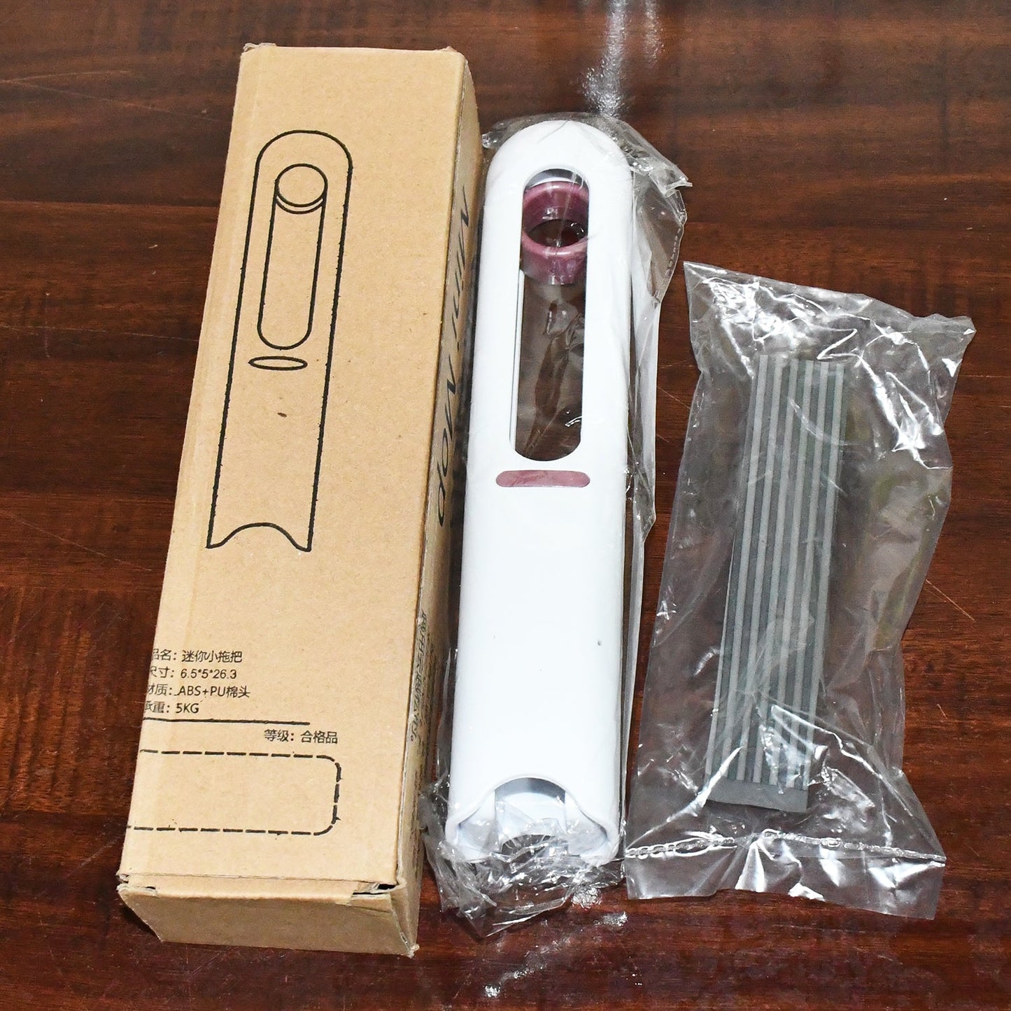 Portable Self-Squeeze Mini Mop ? Strong Absorbent Mop for Bathroom & Kitchen