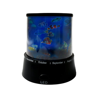 LED Projector Night Light ? 3 Battery Lamps (1 Pc, Battery Not Included)