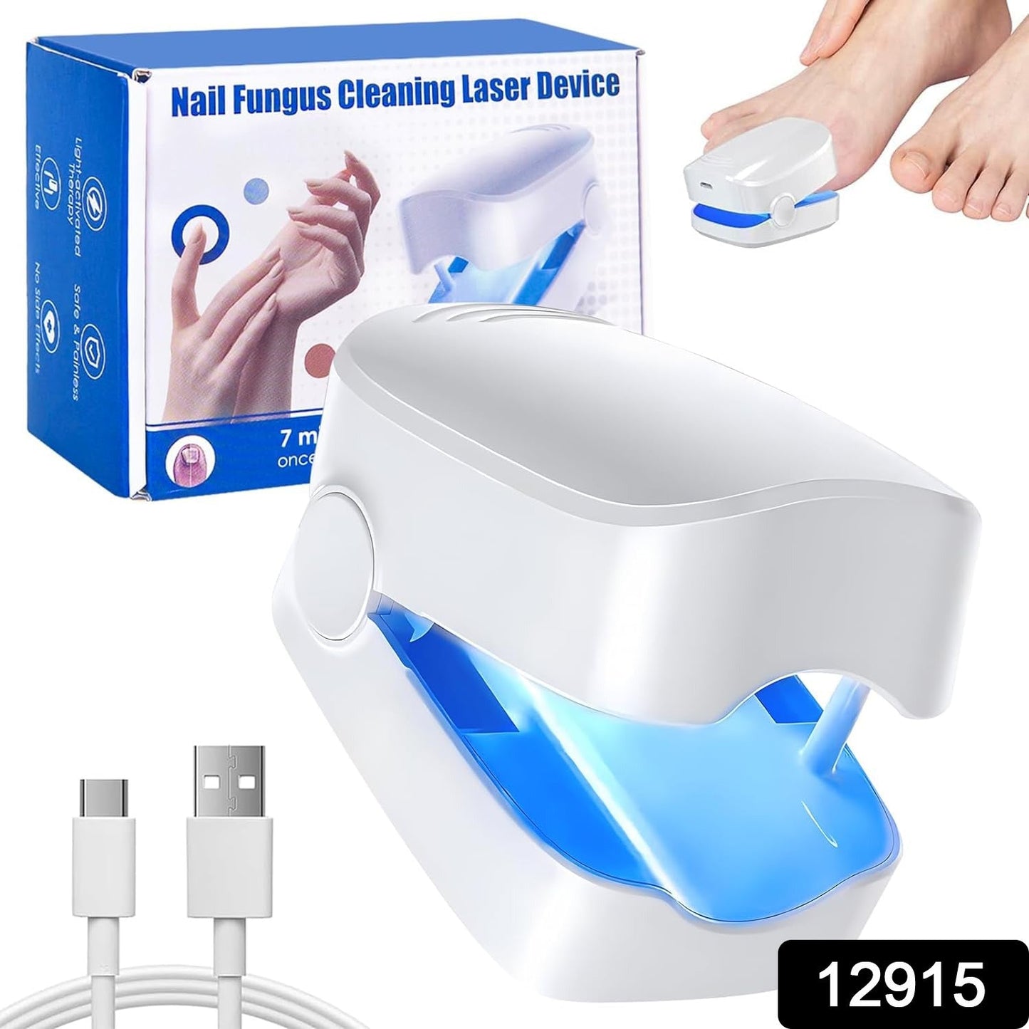 Rechargeable Nail Fungus Laser ? Anti-Fungal Device Toenails, Hands & Feet (Home Use)