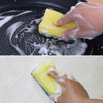2-in-1 Multi-Purpose Scrub Sponge ? Wear Resistant Dish & Furniture Cleaner (1 Pc)