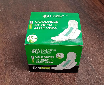 Sanitary Pantyliners with Neem & Aloe Vera ? Ultra Thin (24 Pcs)