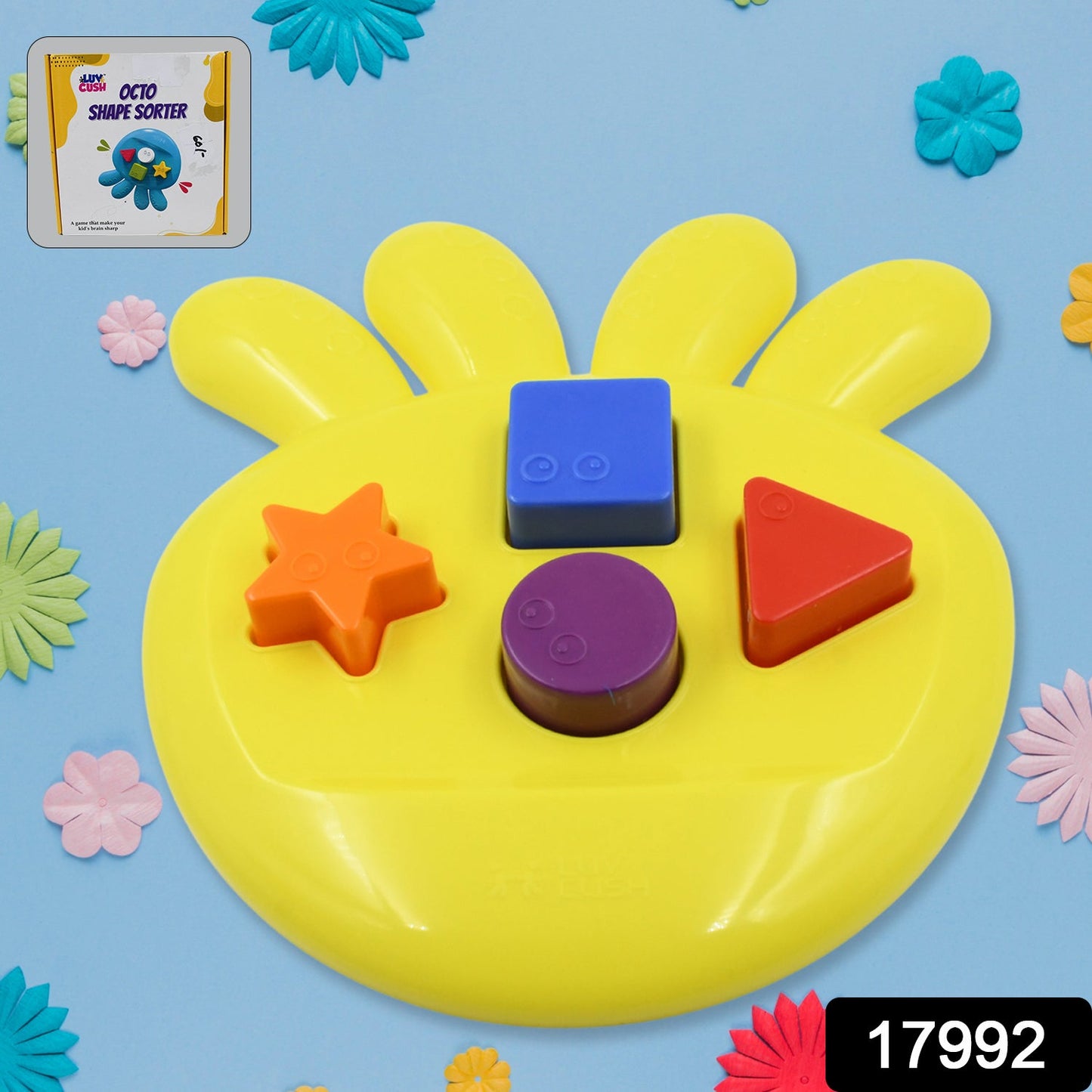 Octo Shape Sorter Toy for Kids? Learning & Grasping (1 Pc)
