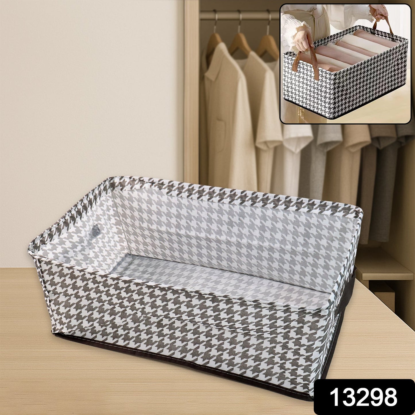 Cloth storage baskets, closet storage bins (42Ã28 Cm)