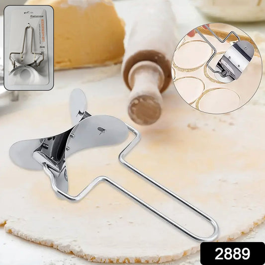 Puri Cutter Roller â Stainless Steel Dough Tool | Velvet Wipe