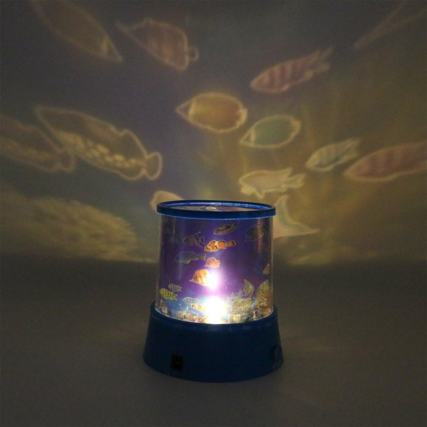 LED Projector Night Light ? 3 Battery Lamps (1 Pc, Battery Not Included)
